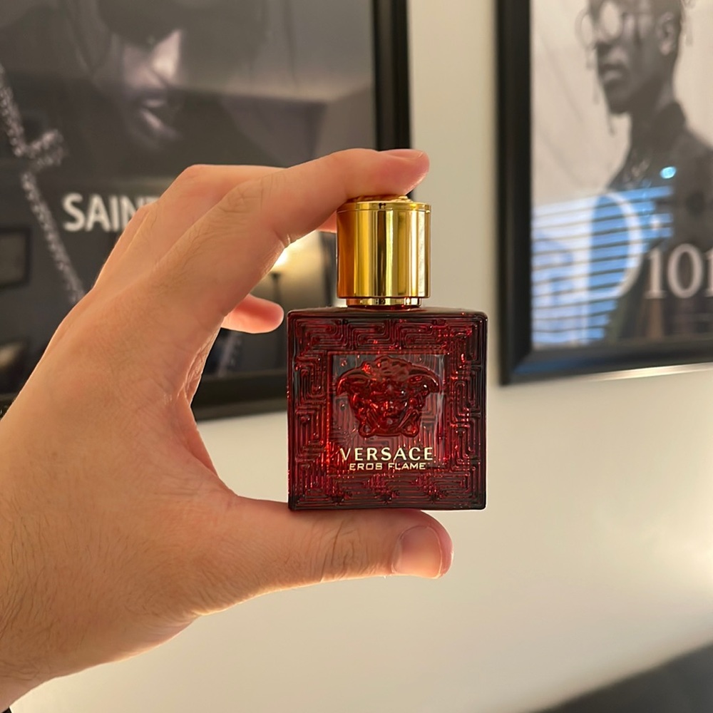 Versace Eros Flame 1 oz basically new